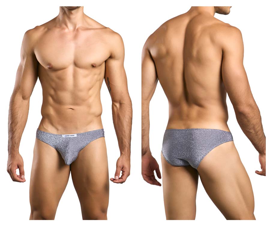 [JUSTIN+SIMON] Classic Bikini Lurex Gray (XSJ01)